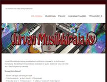 Tablet Screenshot of musiikkipaja.fi